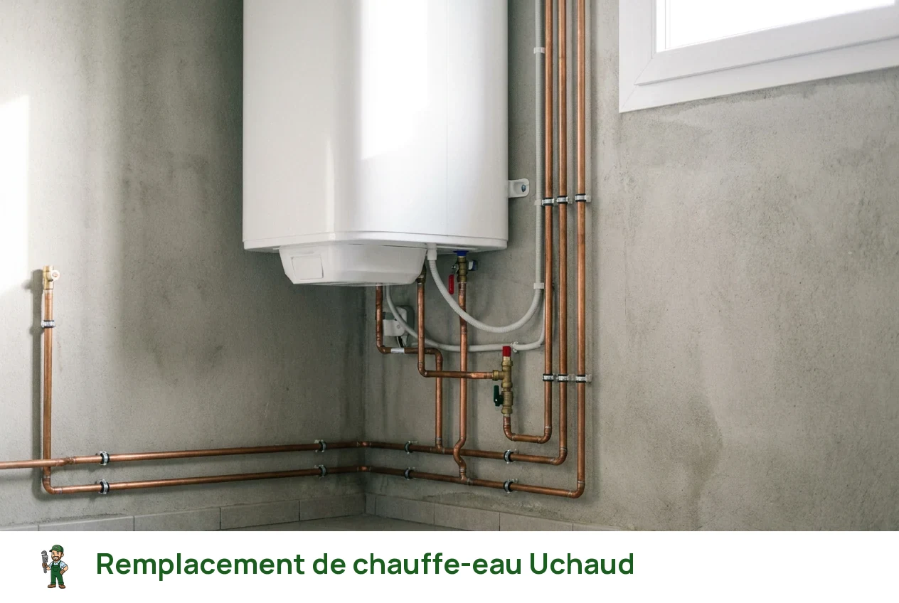 Remplacement de chauffe-eau à Uchaud
