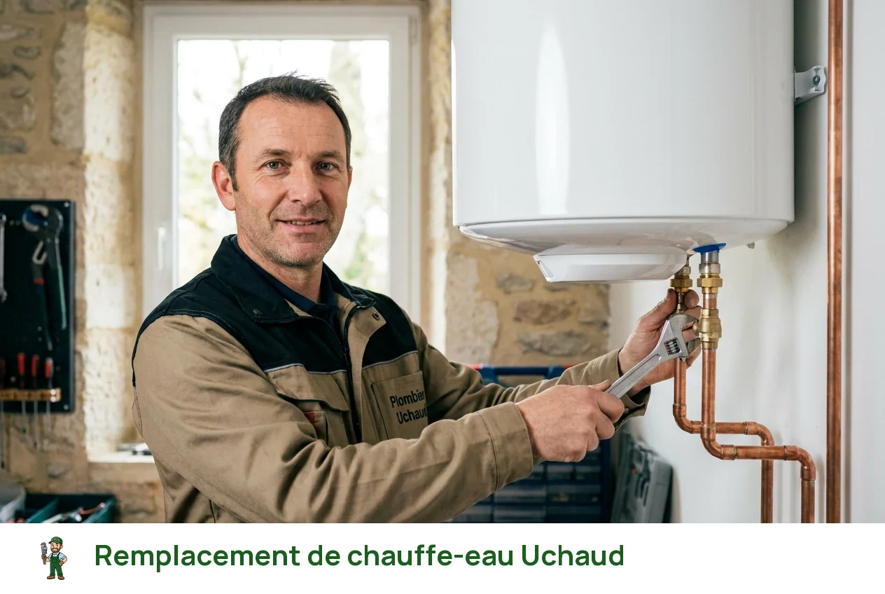 Remplacement de chauffe-eau à Uchaud