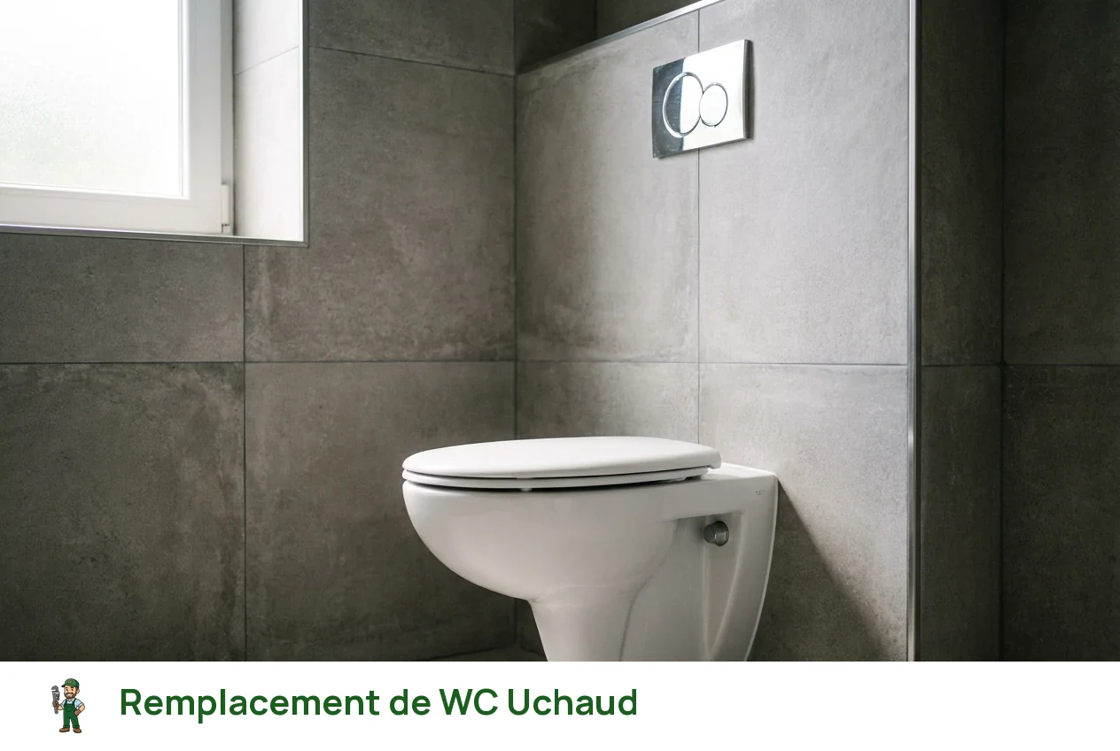 Remplacement de WC à Uchaud