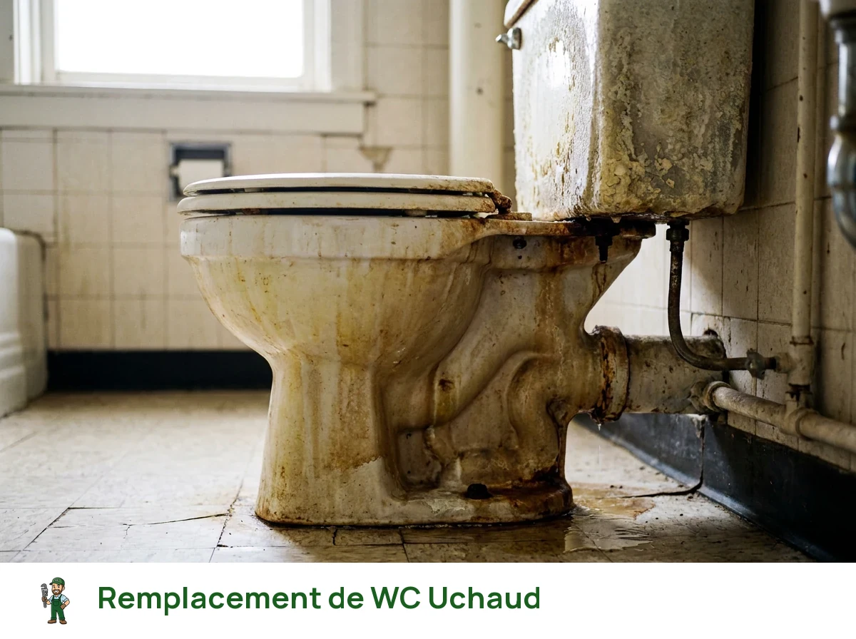 Remplacement de WC à Uchaud